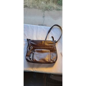 Stone Mountain Soft Brown Leather Crossbody Bag Purse
